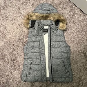 Banana Republic Lined Grey Vest